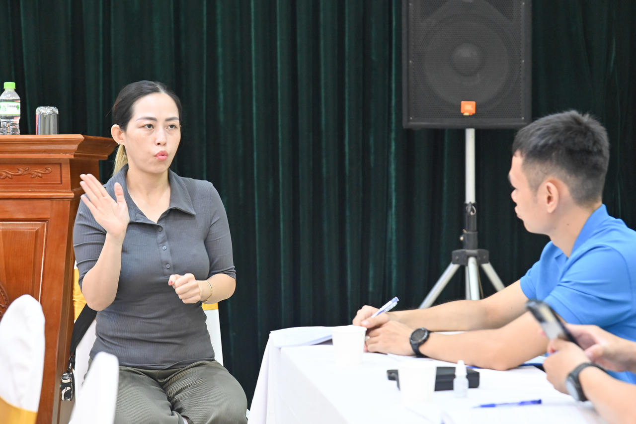 Tập huấn về công tác phổ biến, giáo dục pháp luật cho người khuyết tật