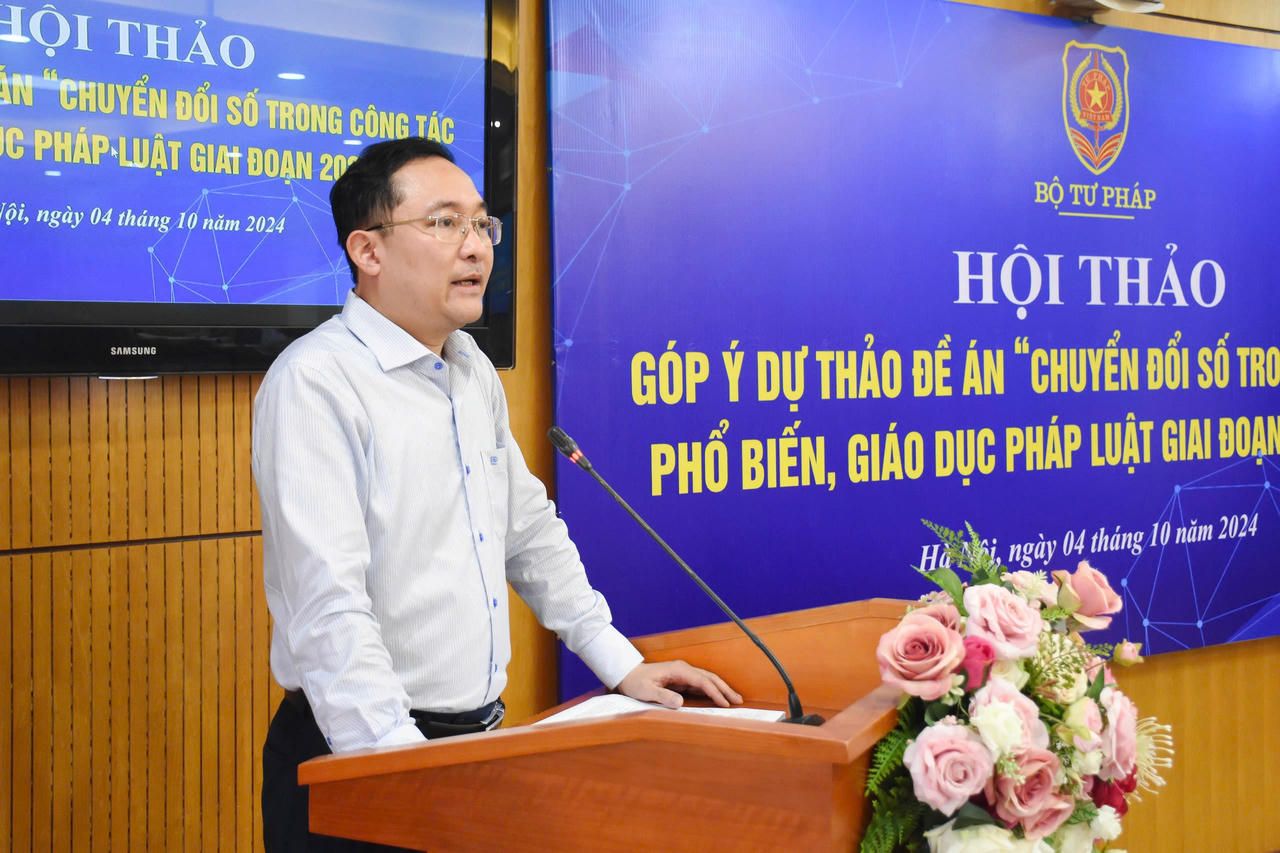 Tăng cường chuyển đổi số trong công tác phổ biến, giáo dục pháp luật