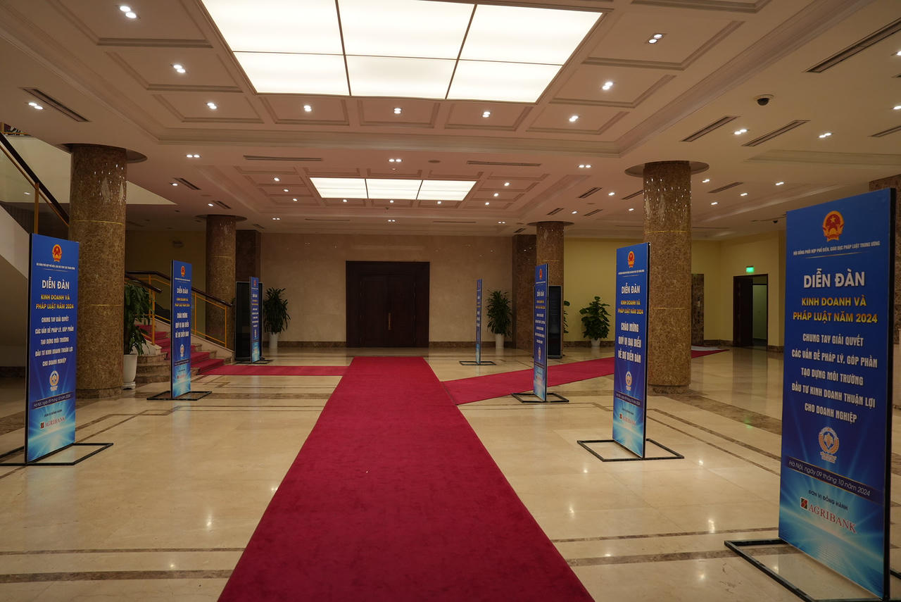 Thứ trưởng Nguyễn Thanh Tịnh kiểm tra công tác chuẩn bị Diễn đàn Kinh doanh và Pháp luật năm 2024