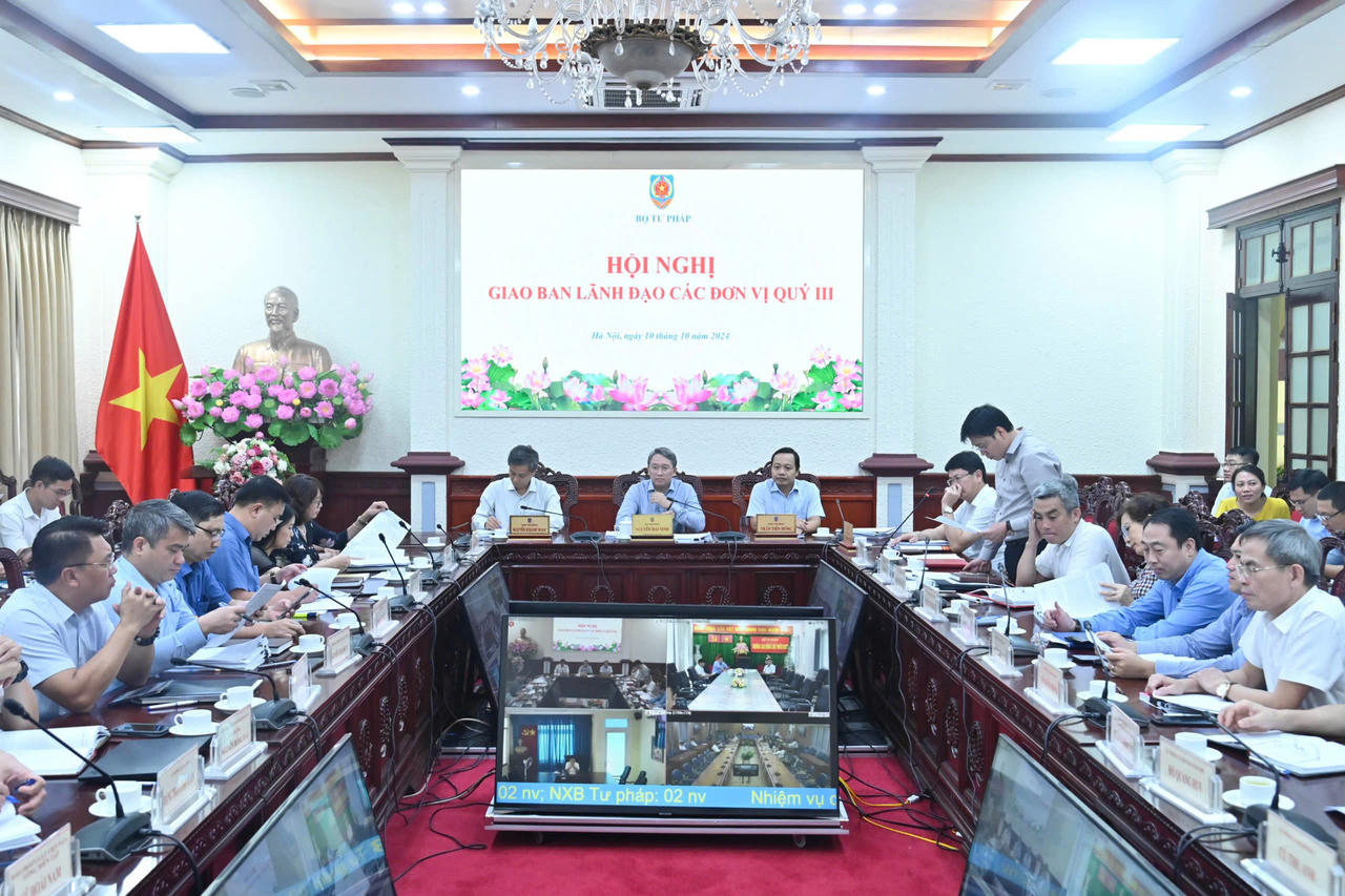 Bộ Tư pháp công bố Quyết định về công tác cán bộ