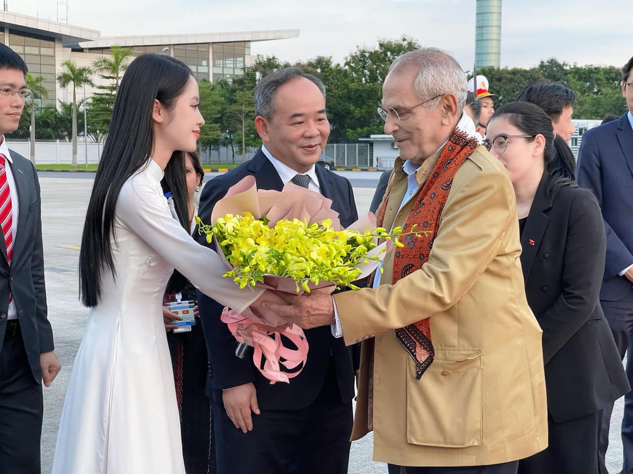 Chân dung nữ sinh viên trường Đại học Luật Hà Nội phát biểu tại Lễ kỷ niệm 70 năm Ngày Giải phóng Thủ đô