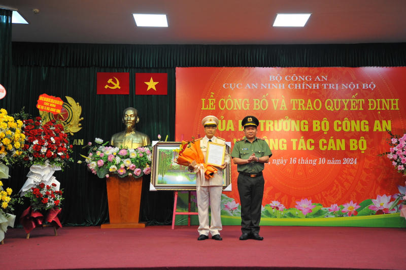 Cục An ninh chính trị nội bộ có tân Phó cục trưởng