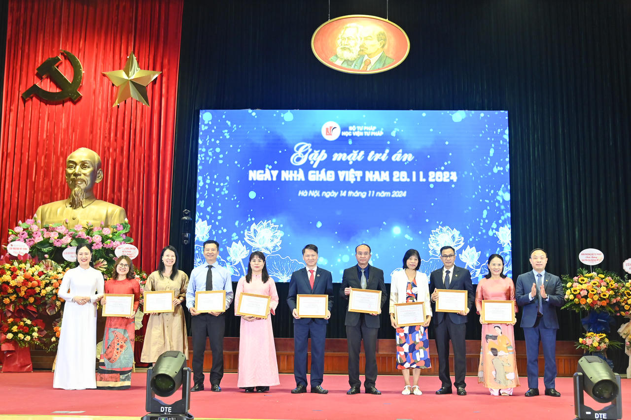 Học viện Tư pháp gặp mặt tri ân Ngày Nhà giáo Việt Nam