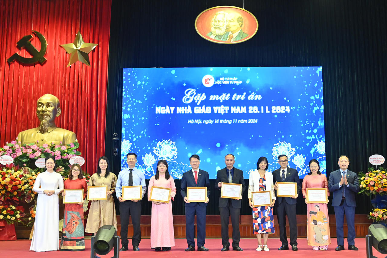 Học viện Tư pháp gặp mặt tri ân Ngày Nhà giáo Việt Nam