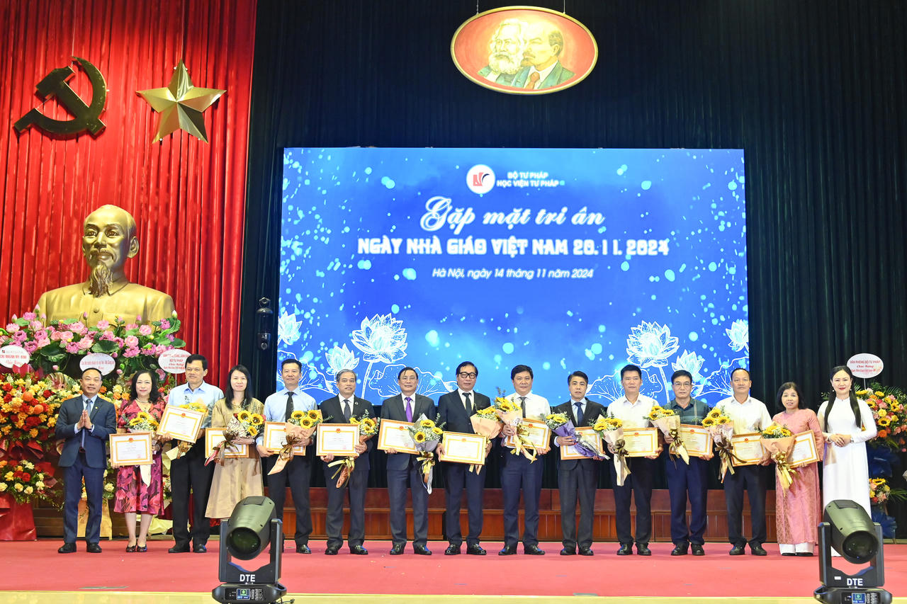 Học viện Tư pháp gặp mặt tri ân Ngày Nhà giáo Việt Nam
