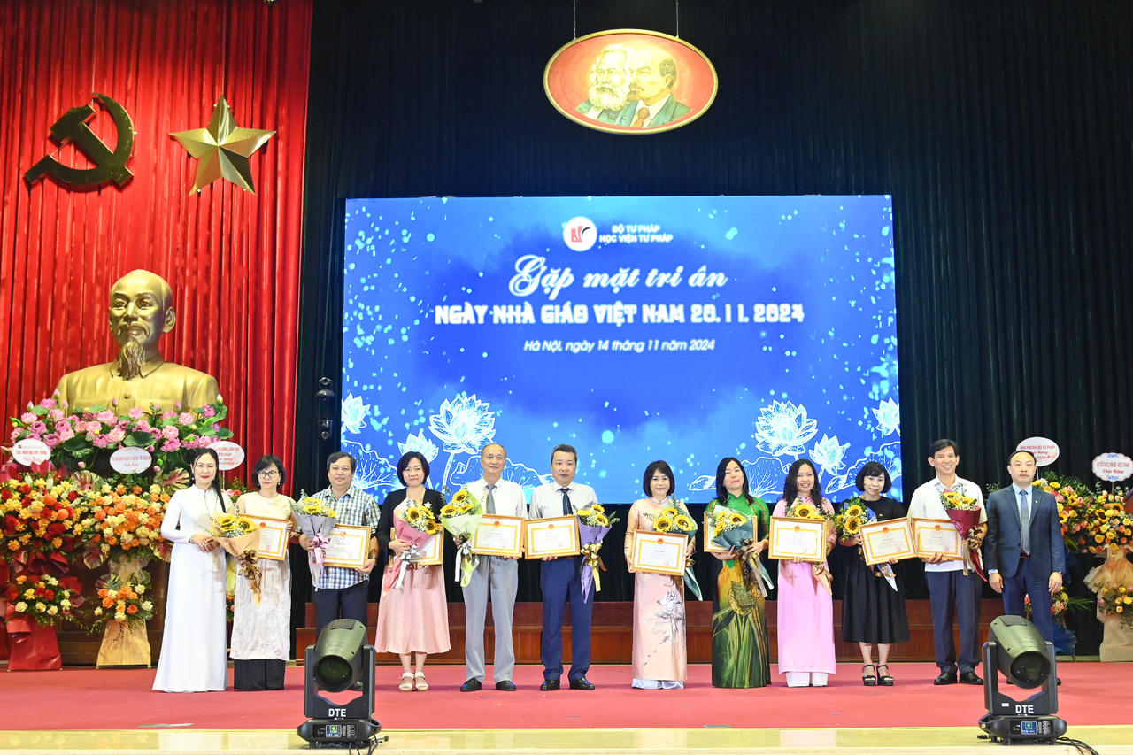 Học viện Tư pháp gặp mặt tri ân Ngày Nhà giáo Việt Nam