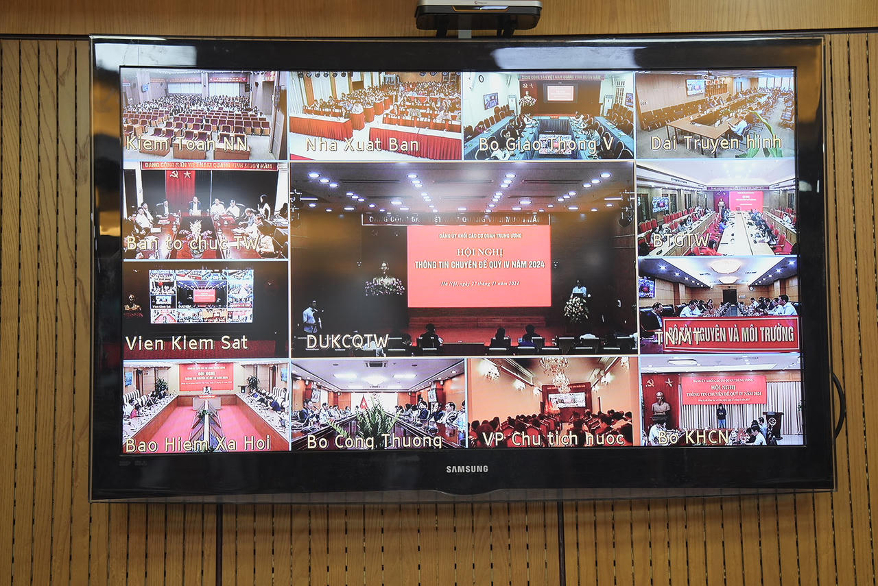 Hội nghị Thông tin chuyên đề quý IV