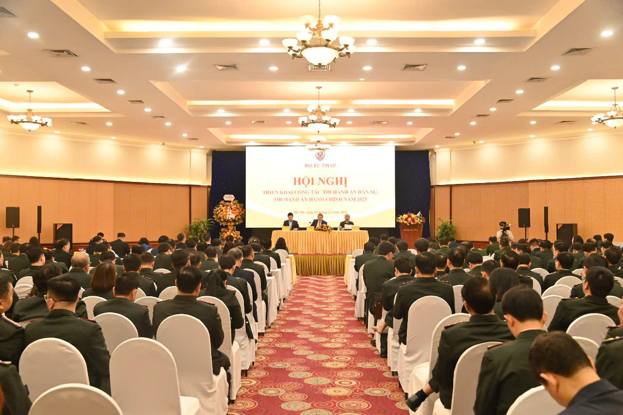 Triển khai công tác thi hành án dân sự, thi hành án hành chính năm 2025