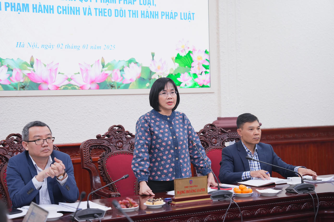 Đẩy mạnh công tác kiểm tra, theo dõi thi hành pháp luật tại các bộ, ngành, địa phương