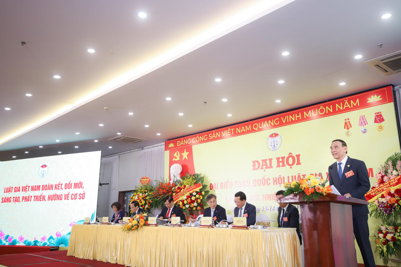 Khai mạc Đại hội đại biểu toàn quốc Hội Luật gia Việt Nam lần thứ XIV, nhiệm kỳ 2024 – 2029
