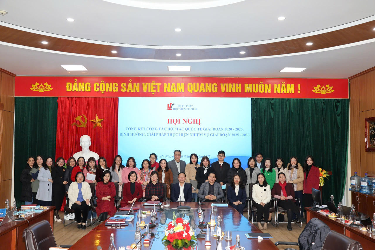 Học viện Tư pháp: Nâng cao hiệu quả hợp tác quốc tế giai đoạn 2025 - 2030
