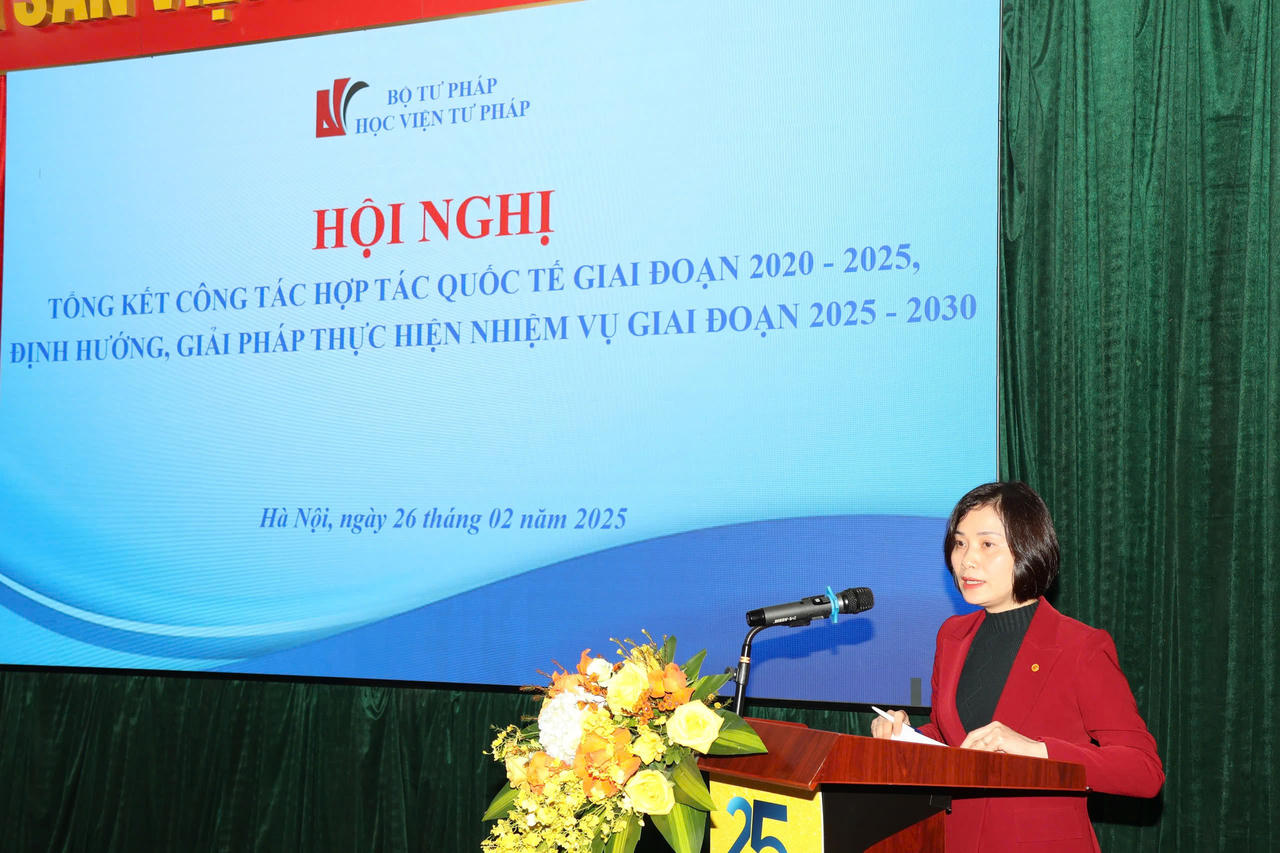 Học viện Tư pháp: Nâng cao hiệu quả hợp tác quốc tế giai đoạn 2025 - 2030