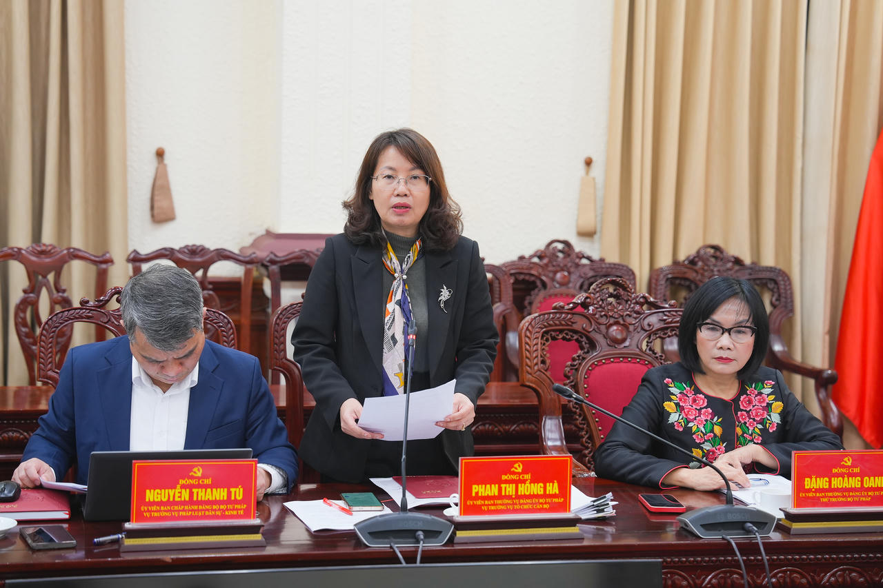 Chỉ định tham gia Ban Chấp hành, Ban Thường vụ, Bí thư, Phó Bí thư Đảng uỷ Bộ Tư pháp