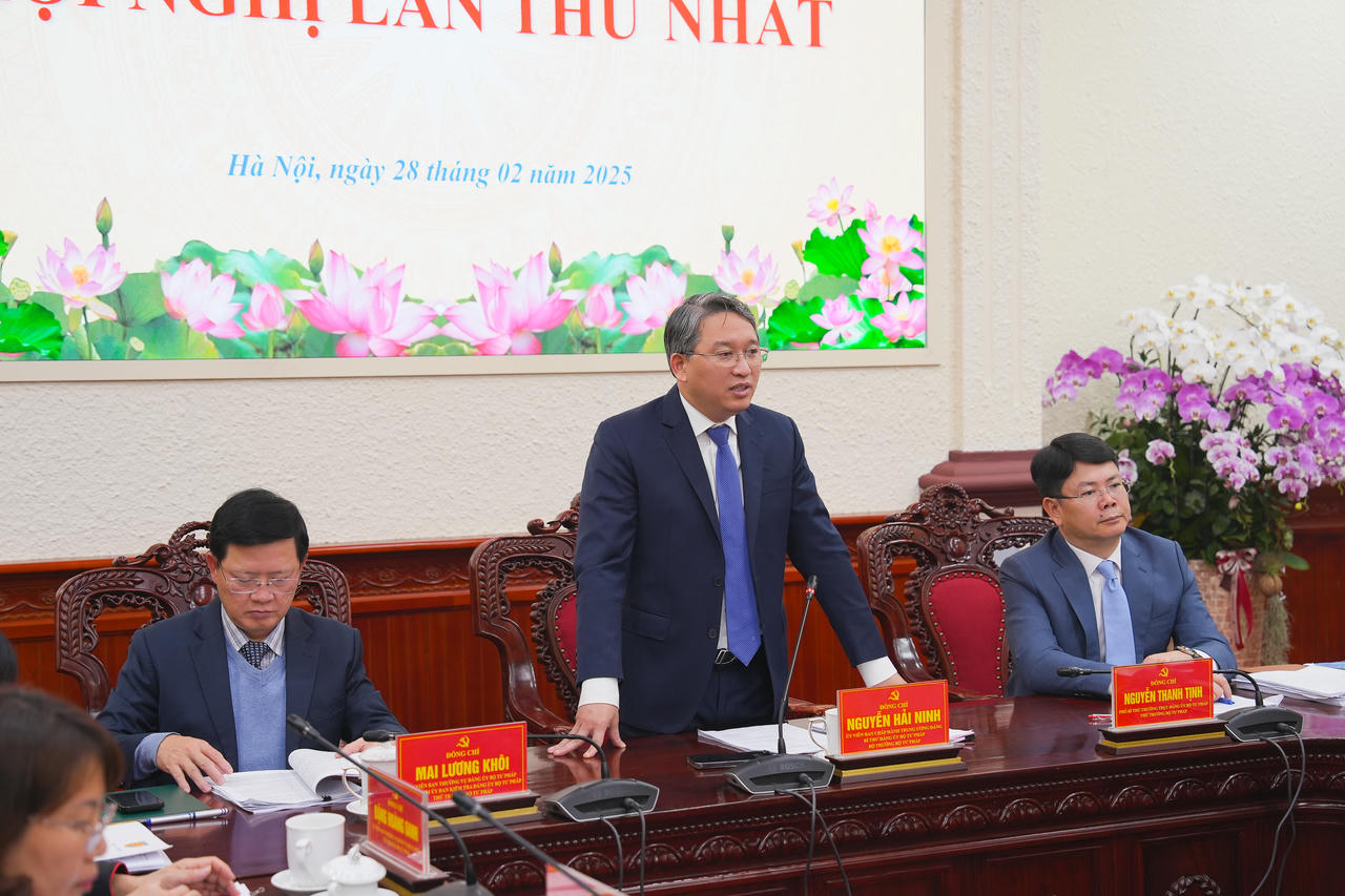 Chỉ định tham gia Ban Chấp hành, Ban Thường vụ, Bí thư, Phó Bí thư Đảng uỷ Bộ Tư pháp