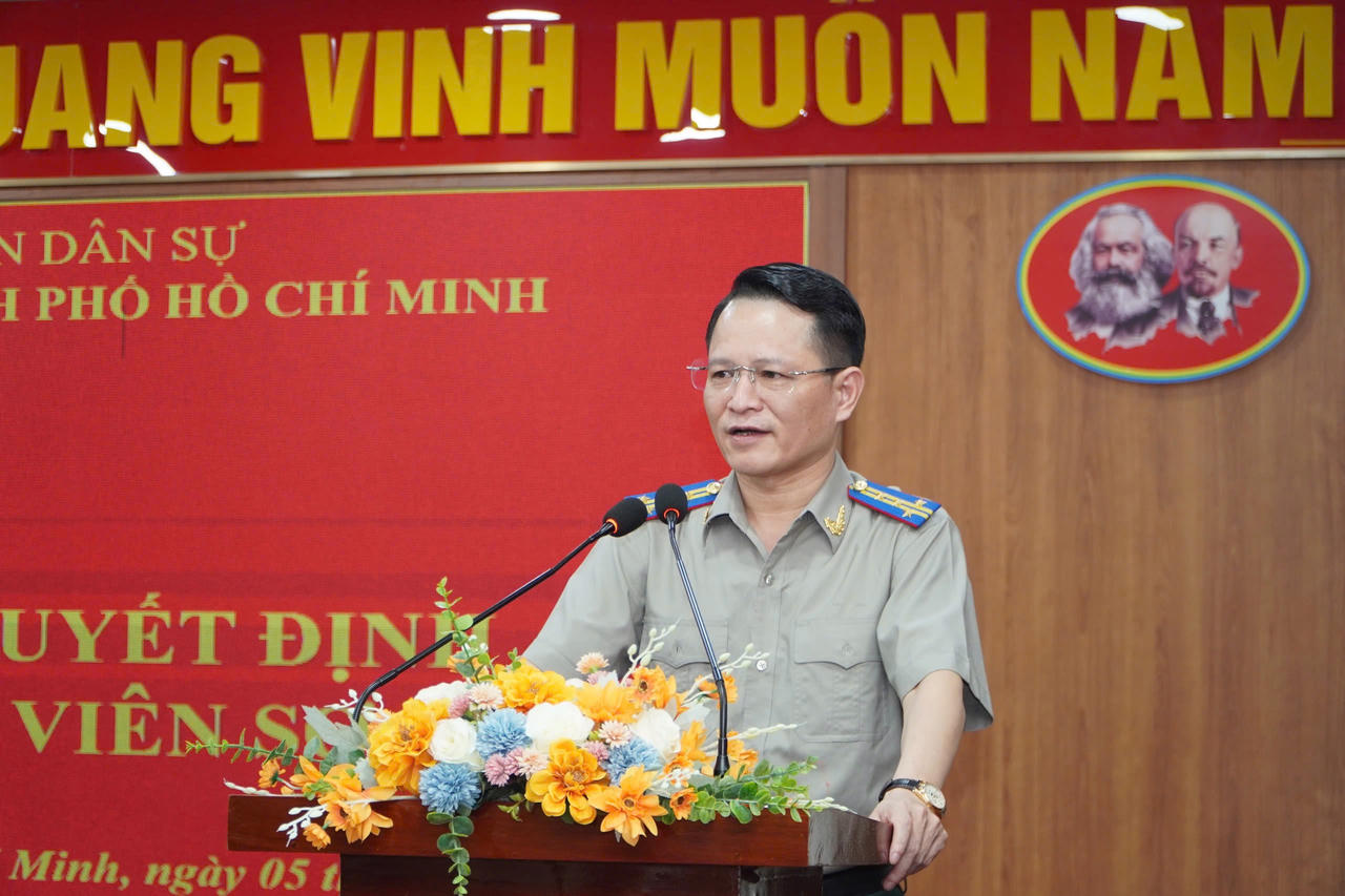 Cục THADS Thành phố Hồ chí Minh công bố và trao quyết định Chấp hành viên sơ cấp