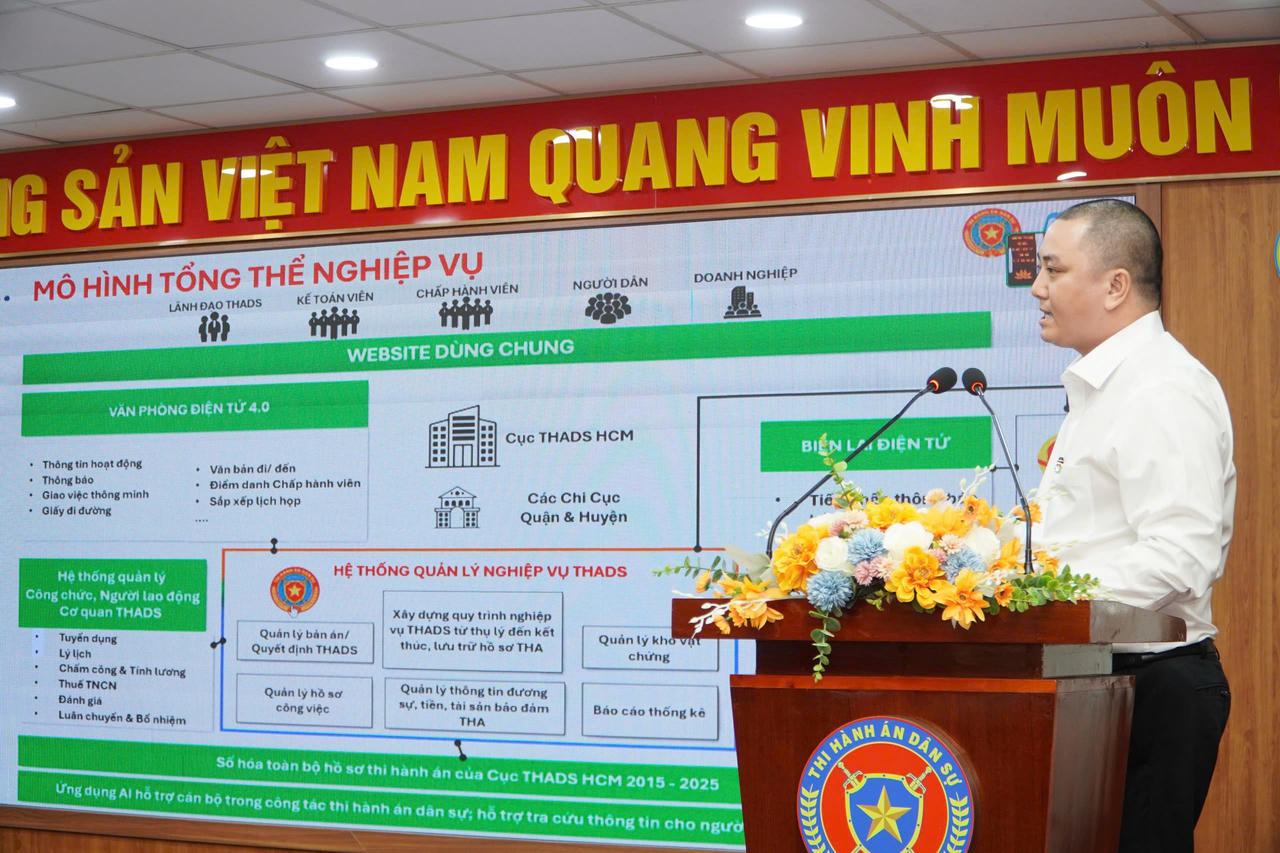 Thi hành án dân sự TP.HCM: Chủ động đổi mới, bứt phá chuyển đổi số