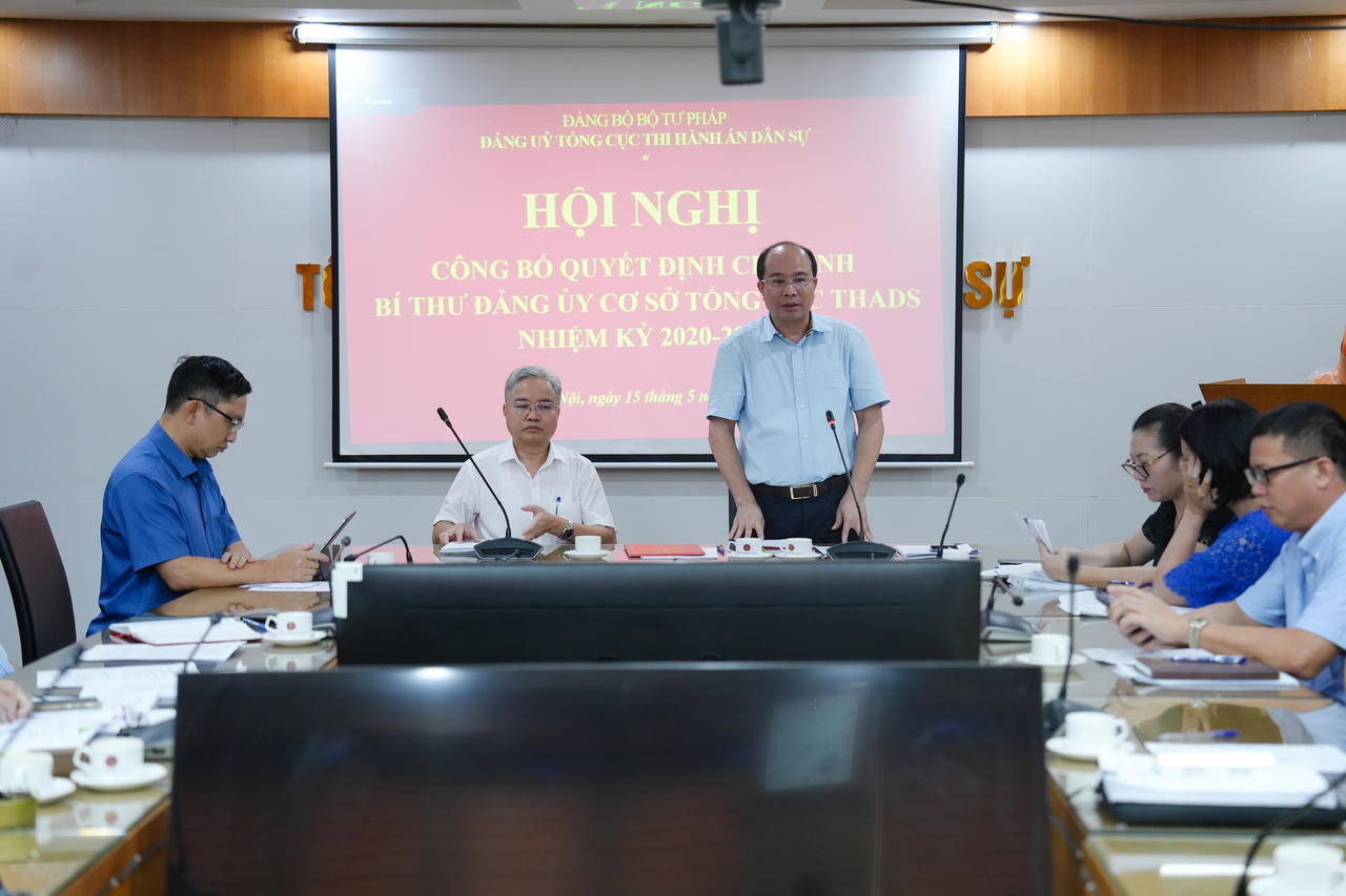 Đồng chí Nguyễn Thắng Lợi làm Bí thư Đảng uỷ cơ sở Tổng cục THADS nhiệm kỳ 2020 – 2025