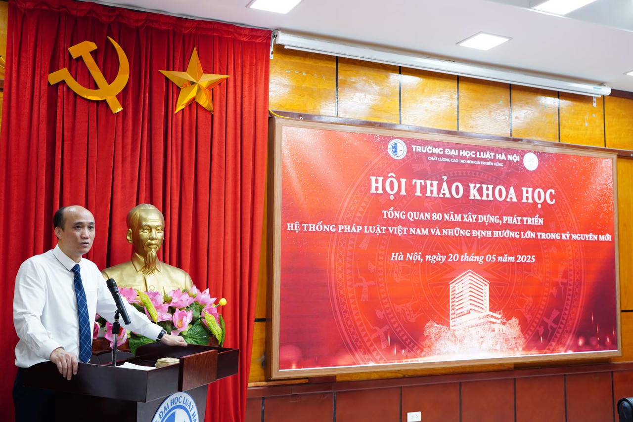 Đẩy mạnh hoạt động, kết quả nghiên cứu khoa học của Trường Đại học Luật Hà Nội