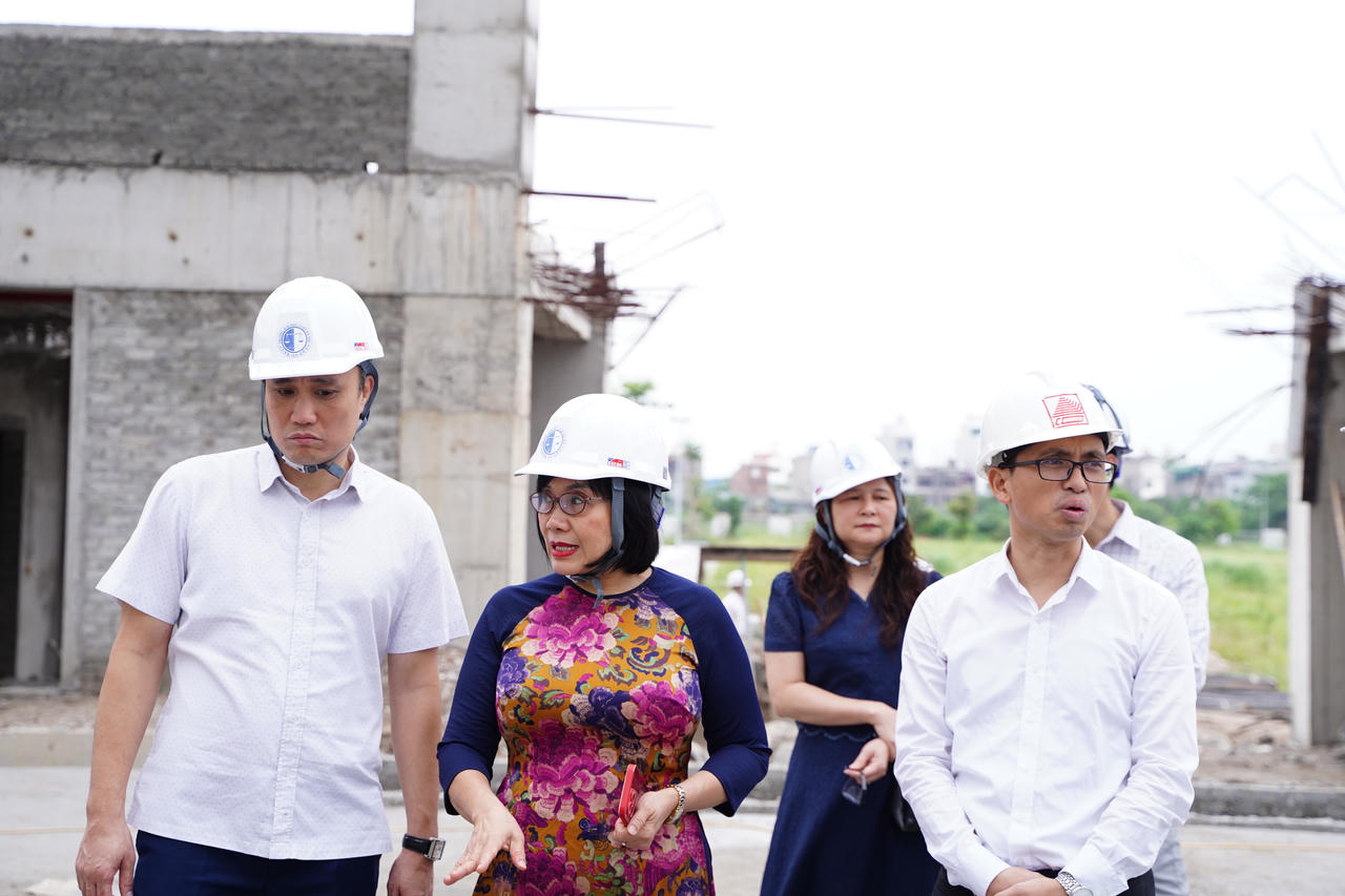 Đẩy nhanh tiến độ hoàn thành một số hạng mục cơ sở 2 Trường Đại học Luật Hà Nội