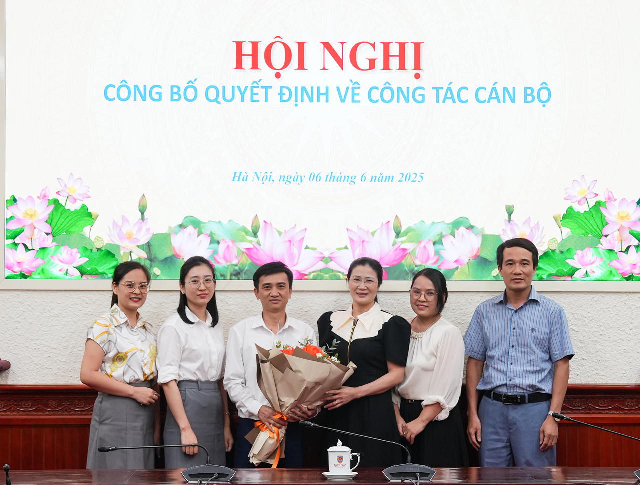 Bộ Tư pháp công bố quyết định về công tác cán bộ