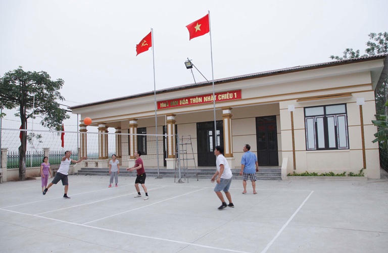 Xã Liên Châu (Vĩnh Phúc) phấn đấu về đích xã nông thôn mới nâng cao