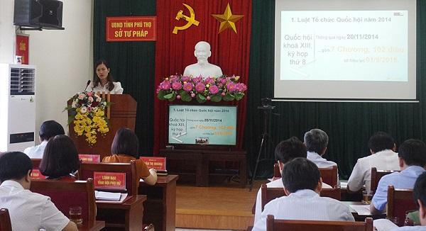 Sở Tư pháp tỉnh Phú Thọ phát huy hiệu quả các hình thức tuyên truyền pháp luật mới