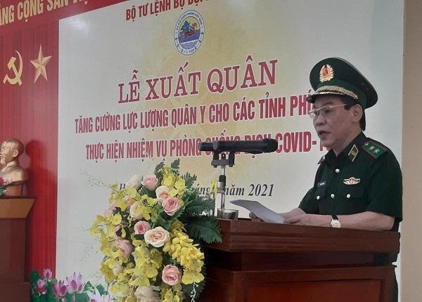 Lễ xuất quân tăng cường lực lượng Quân y Bộ đội biên phòng cho các tỉnh phía Nam 