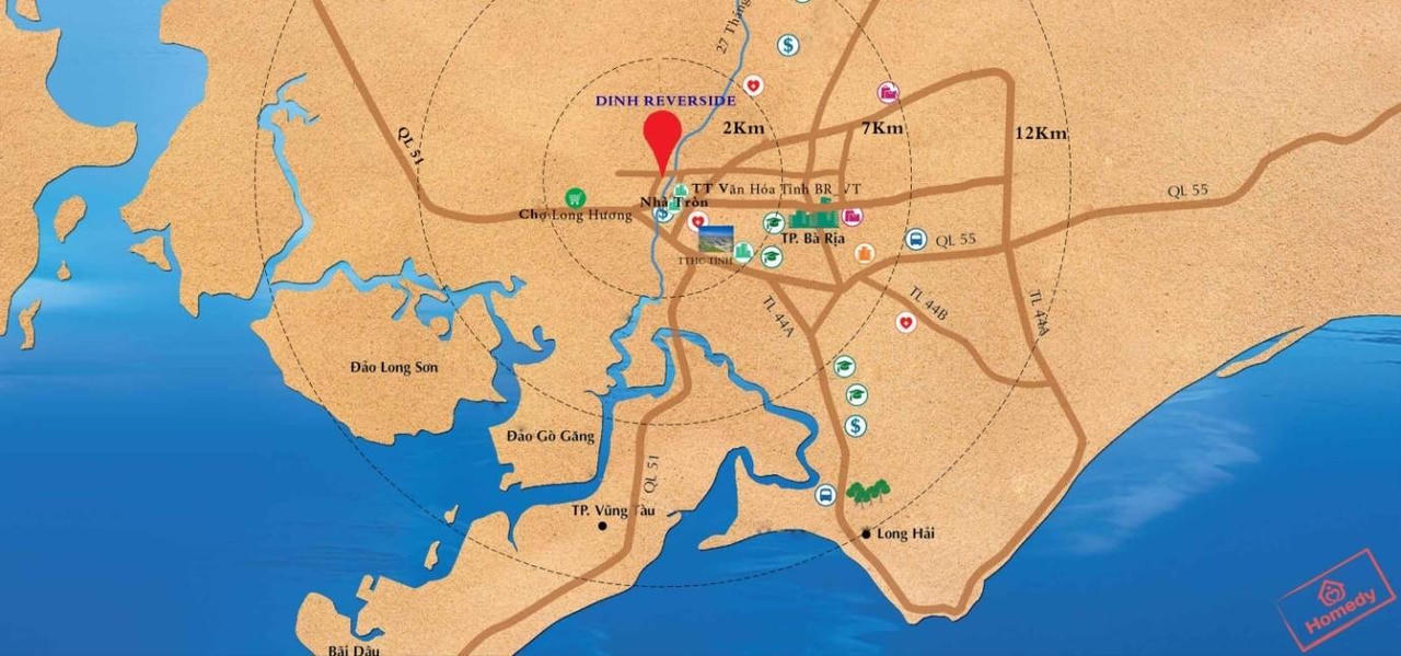 Dinh Riverside - Khu dân cư kiểu mẫu bên bờ sông Dinh