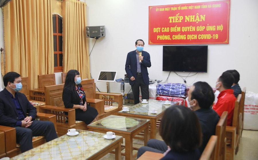 Tuyên Quang hỗ trợ 2 tỷ đồng và lương thực, vật tư y tế cho Hà Giang chống dịch