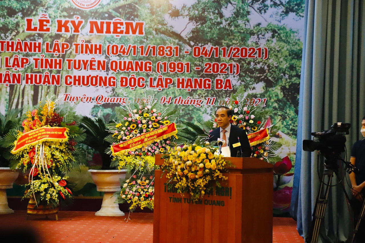 Tuyên Quang kỷ niệm 190 năm thành lập tỉnh và đón nhận Huân chương Độc lập hạng Ba