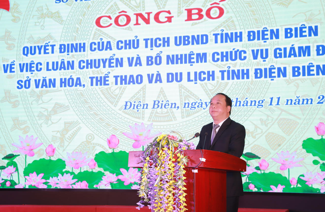 Điện Biên có tân Giám đốc Sở Văn hóa, Thể thao và Du lịch