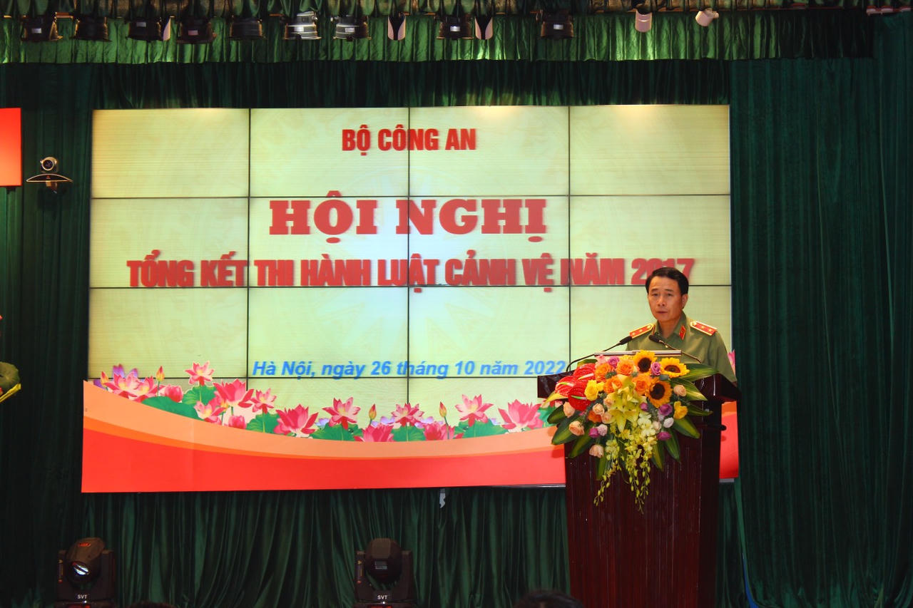 Hội nghị tổng kết thi hành Luật Cảnh vệ 2017