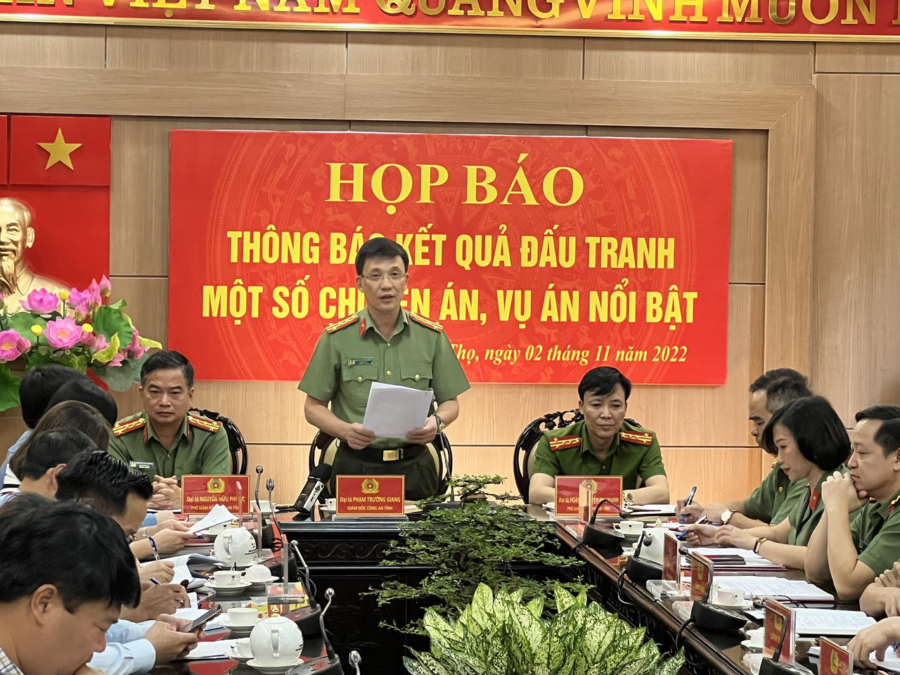 Công an Phú Thọ thông báo kết quả đấu tranh một số chuyên án nổi bật