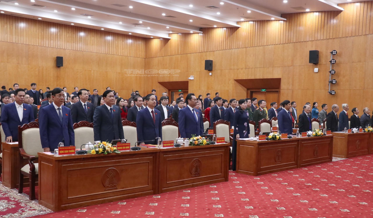 Khai mạc Kỳ họp thứ mười, HĐND tỉnh Thái Nguyên khóa XIV