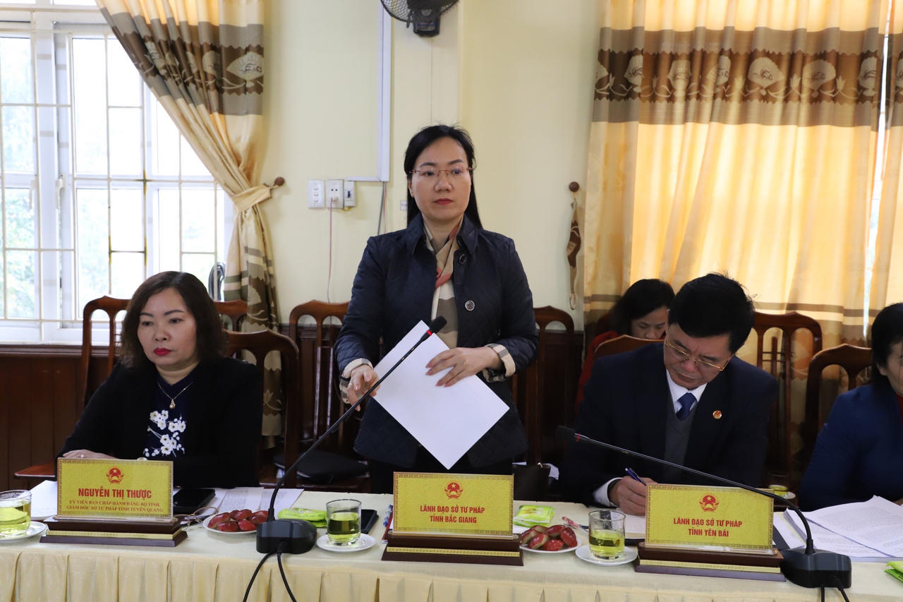 Thứ trưởng Nguyễn Khánh Ngọc làm việc với Khối cơ quan Tư pháp các tỉnh Trung du và miền núi phía Bắc