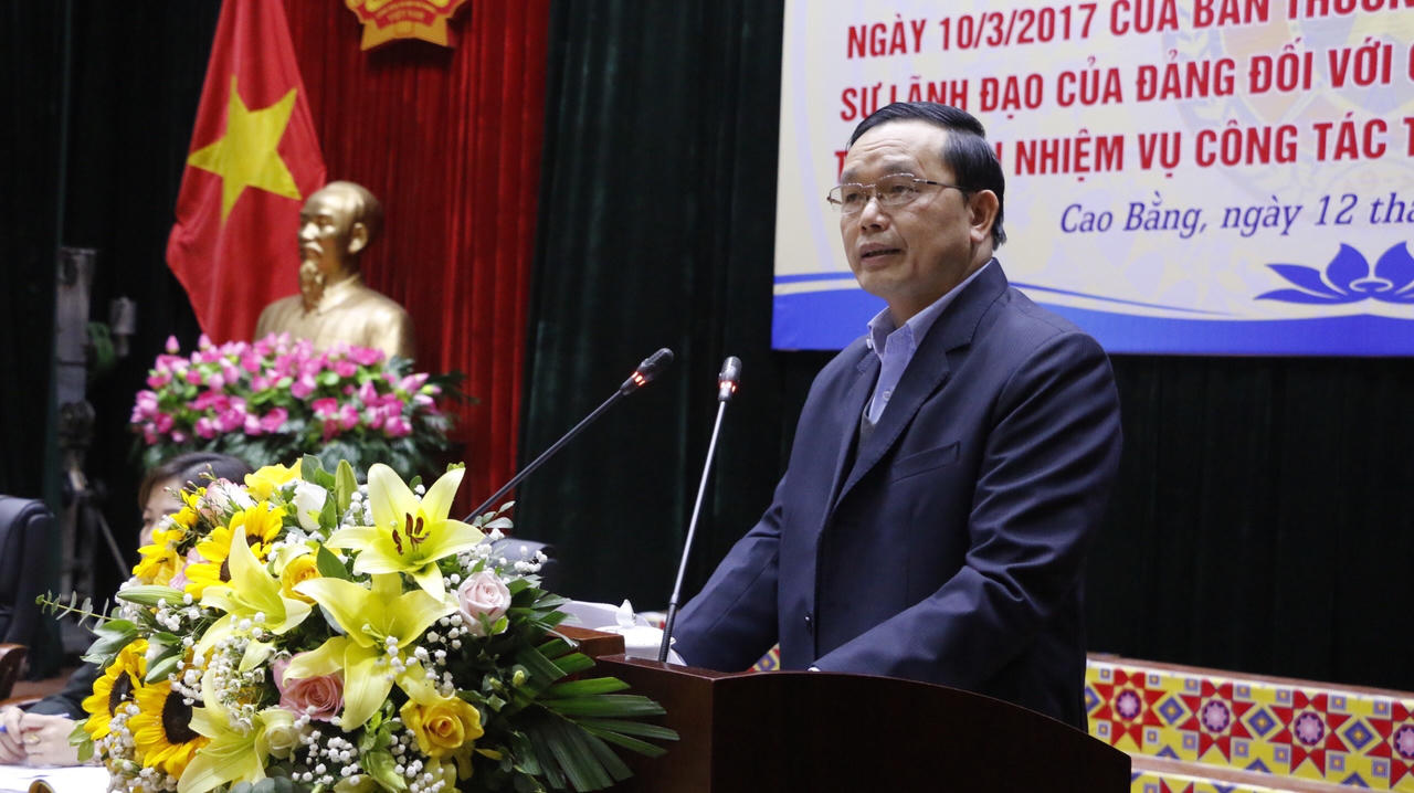 THADS Cao Bằng đứng nhất về tỷ lệ thi hành về việc và đứng thứ ba về tỷ lệ thi hành về tiền trong cả nước