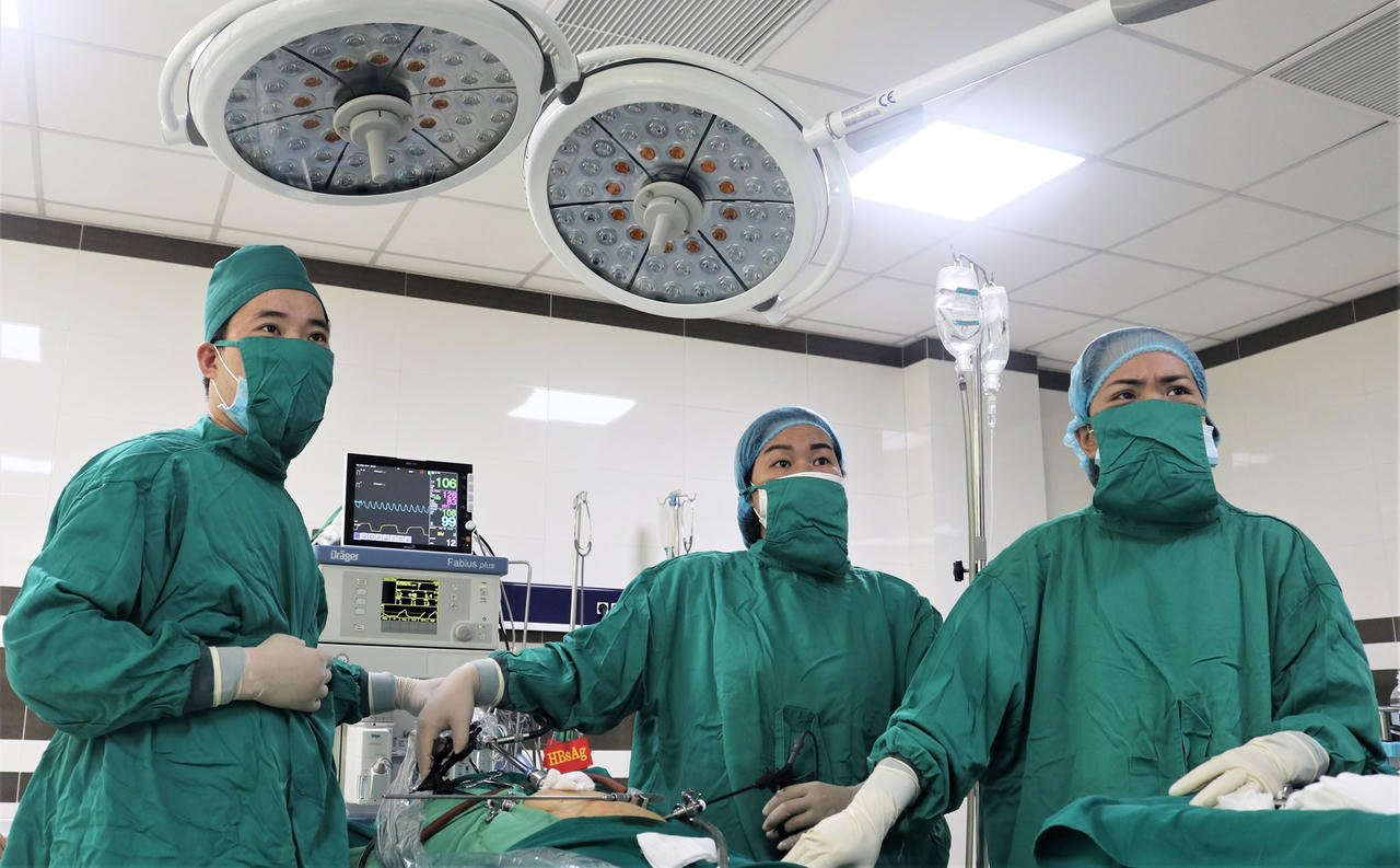 TTYT huyện Tân Sơn (Phú Thọ) phát triển kỹ thuật phẫu thuật nâng chất lượng khám, chữa bệnh