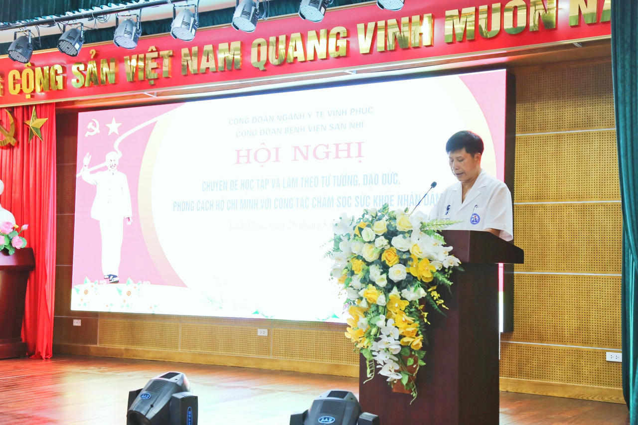 Bệnh viện Sản Nhi Vĩnh Phúc làm theo lời Bác hết lòng chăm sóc sức khỏe nhân dân