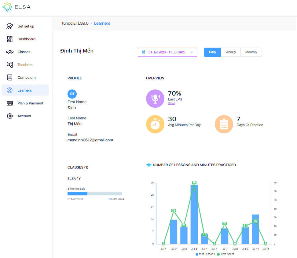 Tăng động lực và kỷ luật khi học phát âm tiếng Anh với ELSA Speak