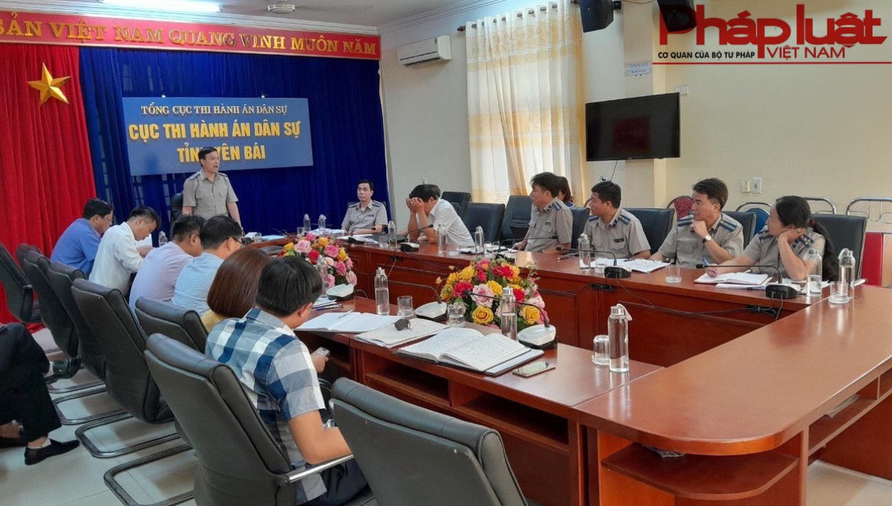 Cục Thi hành án dân sự tỉnh Yên Bái tổ chức thi hành án một số vụ việc nhiều vướng mắc