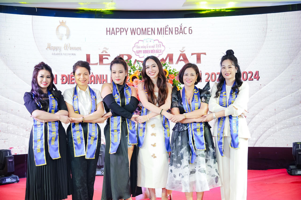 Tổ chức nữ lãnh đạo toàn cầu Happy Women: Tái cấu trúc mạnh mẽ để kết nối thành công