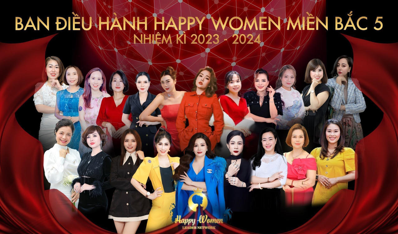Tổ chức nữ lãnh đạo toàn cầu Happy Women: Tái cấu trúc mạnh mẽ để kết nối thành công