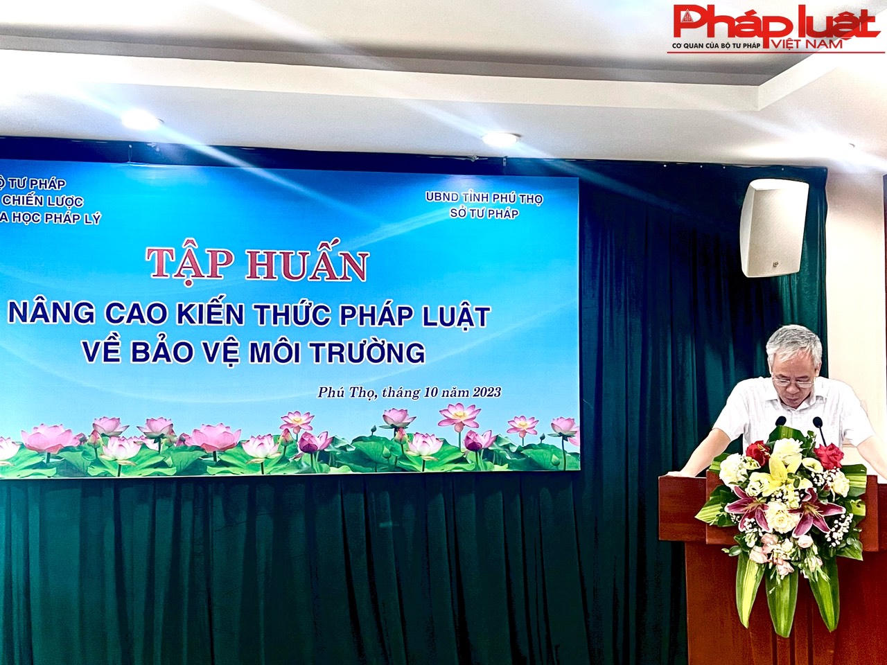 Bộ Tư pháp tập huấn nâng cao kiến thức pháp luật về bảo vệ môi trường tại Phú Thọ