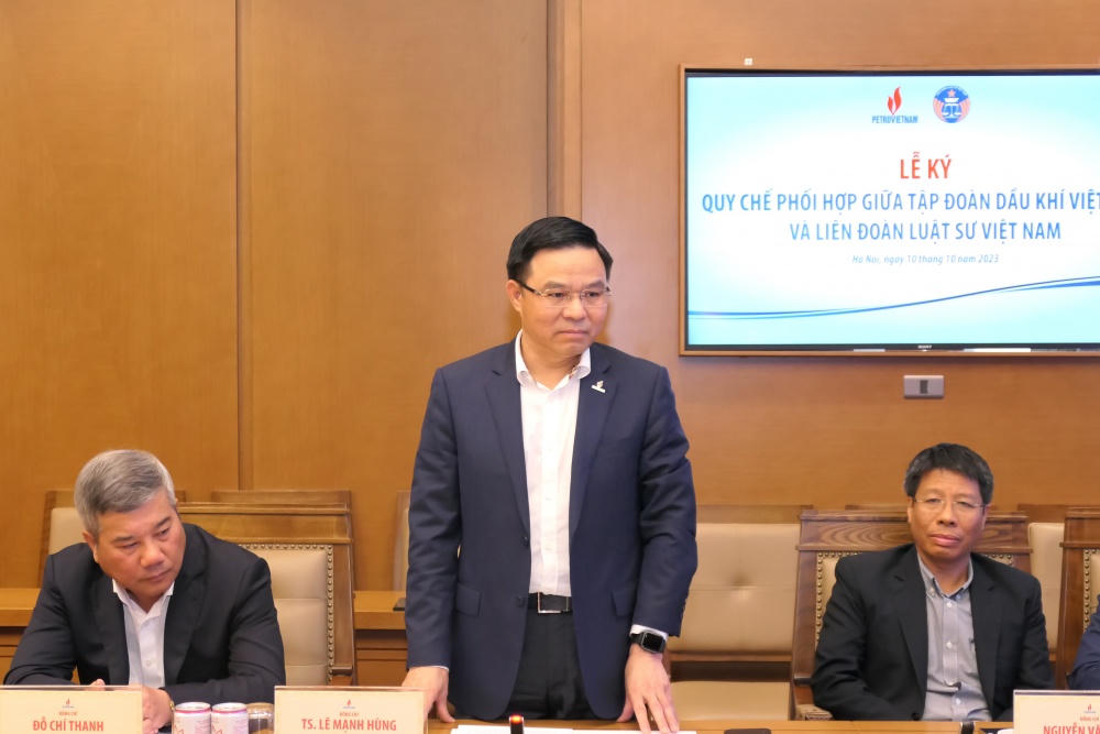 Tập đoàn Dầu khí Việt Nam phối hợp chặt chẽ với Liên đoàn Luật sư