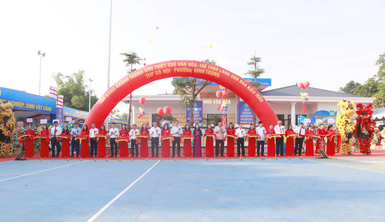 Thành phố Vĩnh Yên khánh thành làng văn hóa kiểu mẫu đầu tiên trên địa bàn