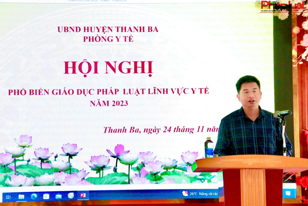 Phú Thọ: Phổ biến pháp luật về y tế