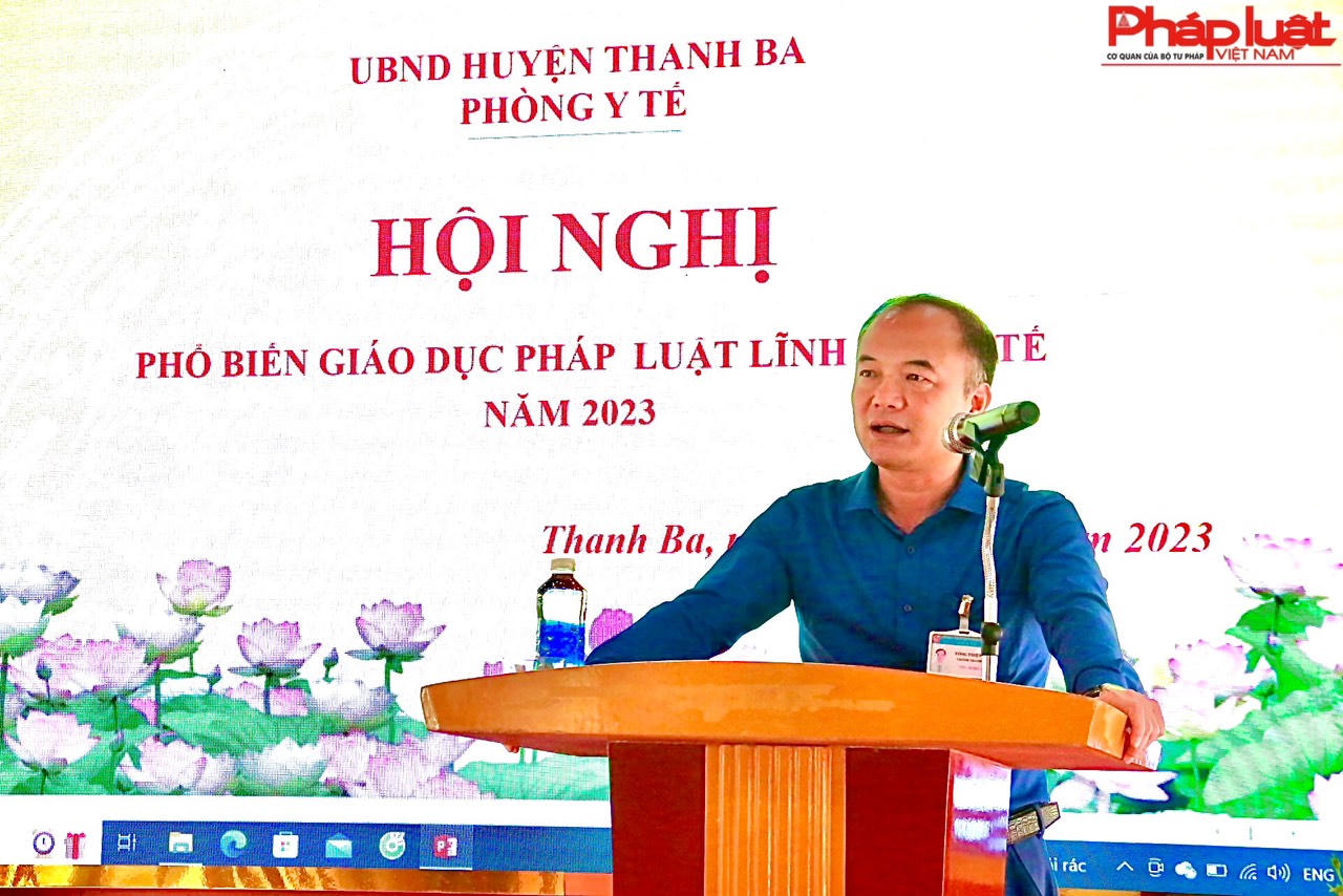 Phú Thọ: Phổ biến pháp luật về y tế