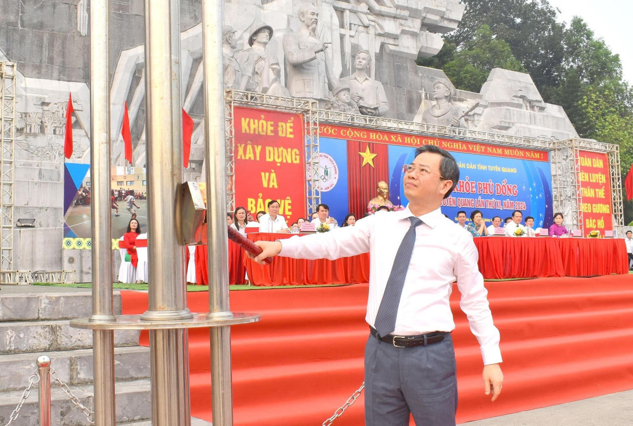 Khai mạc Hội khỏe Phù Đổng tỉnh Tuyên Quang lần thứ XI năm 2024