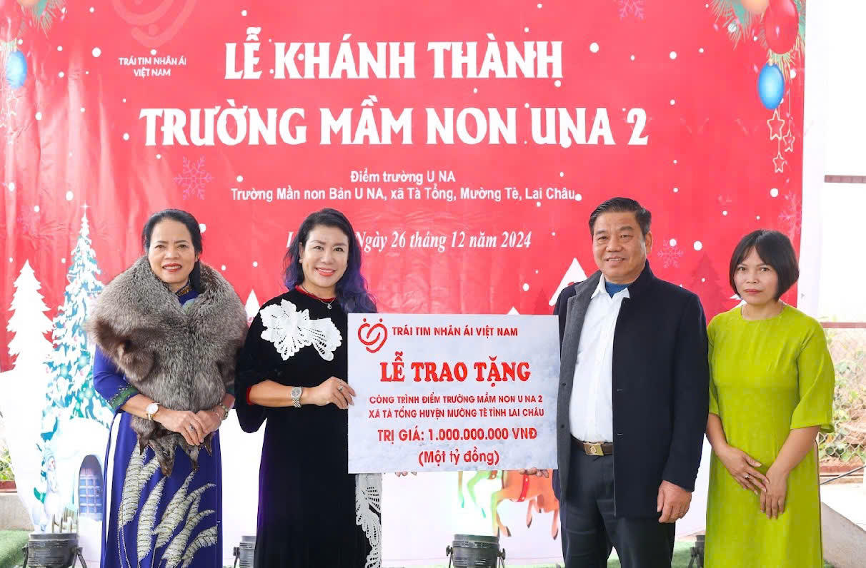 Mường Tè - Lai Châu: Khánh thành Trường Mầm non U Na 2