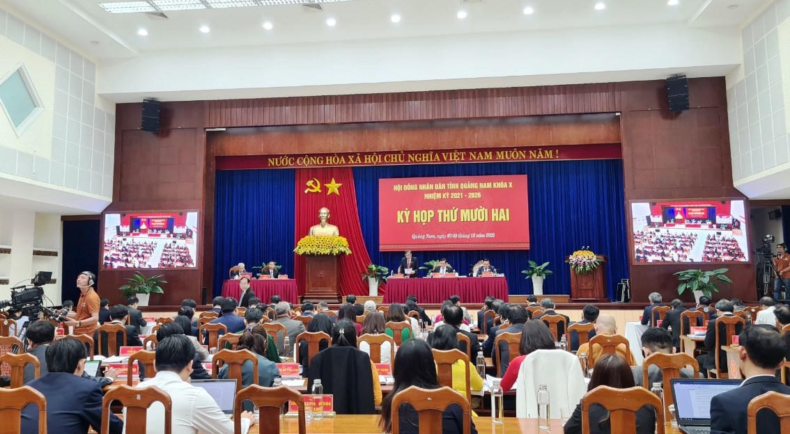 Khai mạc kỳ họp thứ 12, HĐND tỉnh Quảng Nam khoá X